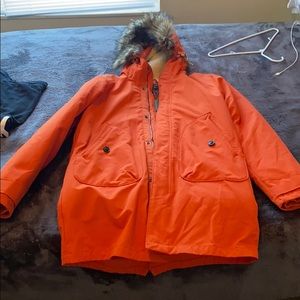 A and F Heavy Fleece Sherpa Jacket